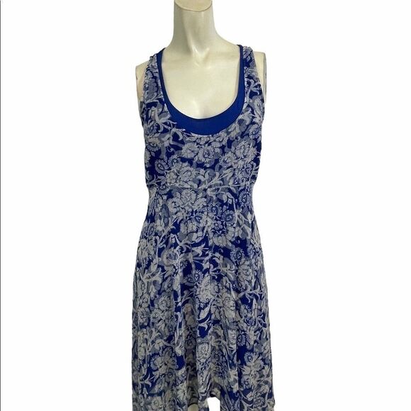 CAbi 851 Blue Willow Double Dress Floral XS - Picture 2 of 5